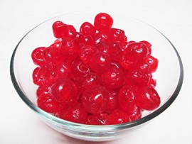 RED GLACE CHERRIES WHOLE 1KG