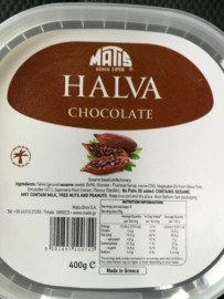 HALVA CHOCOLATE FLAVOURED MATIS 400G