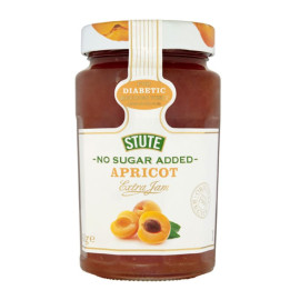 STUTE NO SUGAR ADDED APRICOT JAM 430G SUITABLE FOR DIABETICS 