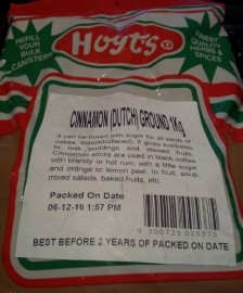 DUTCH GROUND CINNAMON POWDER BY HOYTS 1KG
